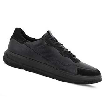 Men's Ecco Soft X Casual Shoes Black / Black | Canada 486XYU